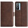 Mobigear Slim Magnet Vivo Y76 Hoesje Bookcase Portemonnee - Bruin