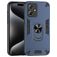 Mobigear Armor Ring Motorola Moto G54 Hoesje Hardcase Backcover Shockproof met Ringhouder - Blauw