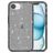 Mobigear Crystal Glitter iPhone 16e Hoesje Hardcase Backcover - Zwart