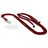 Mobiparts Phonecord Universeel Telefoonkoord Verstelbaar - Plum Red