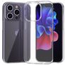 Mobigear Basics Doorzichtig iPhone 15 Pro Max Hoesje Flexibel TPU Backcover - Transparant