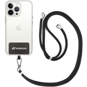 Mobigear Lanyard Universeel Telefoonkoord Verstelbaar - Zwart