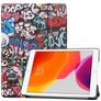 Mobigear Tri-Fold iPad 7 (2019) Hoes Bookcase - Graffiti