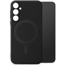 My Style Protective Flex Samsung Galaxy A35 MagSafe Hoesje Flexibel TPU Backcover - Zwart