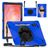 Mobigear SureGrip XGuard Samsung Galaxy Tab S11 Ultra Hoes Hard Kunststof,Siliconen Backcover + Stylus Houder + Schouderband + Standaard - Blauw