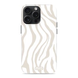 MIO iPhone 15 Pro MagSafe Hoesje Hardcase Backcover - Sandy Zebra