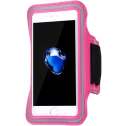Mobigear Telefoonhouder Hardlopen iPhone 6s Sport Hoesje Neopreen Sportarmband - Roze