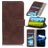 Mobigear Croco Samsung Galaxy M33 Hoesje Bookcase Portemonnee - Bruin