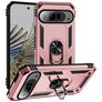 Mobigear Armor Ring Google Pixel 9 Pro XL Hoesje Hardcase Backcover Shockproof met Ringhouder - Roségoud