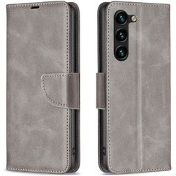 Mobigear Excellent Samsung Galaxy S24 Plus Hoesje Bookcase Portemonnee - Grijs