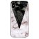 Mobigear Marble iPhone XS Max Hoesje Flexibel TPU Backcover - Leaves