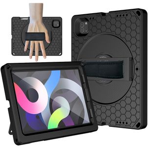 Mobigear Ruggedized iPad Air 5 (2022) Hoes EVA Schuim Backcover + Standaard - Zwart