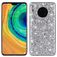 Mobigear Glitter Huawei Mate 30 Hoesje Hardcase Backcover - Zilver
