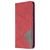 Mobigear Rhombus Slim Huawei P40 Lite E Hoesje Bookcase - Rood