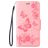Mobigear Butterfly iPhone SE (2022) Hoesje Bookcase Portemonnee - Roze