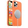 Mobigear Rubber Touch iPhone 12 Pro Max Siliconen MagSafe Hoesje Backcover - Oranje