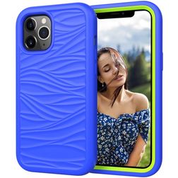 Mobigear Wave iPhone 12 Pro Max Hoesje Hardcase Backcover Shockproof - Blauw