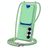 Mobigear Lanyard Card Samsung Galaxy S26 Siliconen Hoesje met koord en Pasjeshouder - Groen