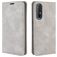 Mobigear Retro Slim OPPO Reno 3 Pro Hoesje Bookcase Portemonnee - Grijs