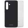 Mobilize Rubber Gelly Samsung Galaxy S24 FE Hoesje Flexibel TPU Backcover - Zwart