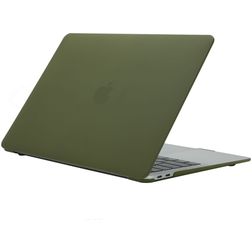 Mobigear Cream Matte MacBook Air 13 Inch (2018-2020) Hoes Hardshell Laptopcover MacBook Case - Avocado - Model A1932 / A2179 / A2337