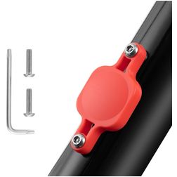 Mobigear Bicycle Apple AirTag Hardcase Hoesje - Rood