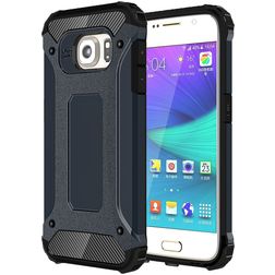 Mobigear Outdoor Samsung Galaxy S6 Hoesje Hardcase Backcover Shockproof - Donkerblauw