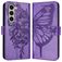 Mobigear Butterfly Samsung Galaxy Z Fold 6 Hoesje Bookcase Portemonnee - Paars