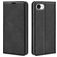 Mobigear Retro Slim iPhone 16e Hoesje Bookcase Portemonnee - Zwart