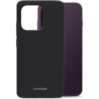 Mobilize Rubber Gelly OPPO Reno 16 FS Hoesje Flexibel TPU Backcover - Zwart
