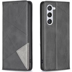 Mobigear Rhombus Slim Samsung Galaxy S23 Hoesje Bookcase - Zwart