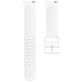 Mobigear Sport Buckle Siliconen Fitbit Versa Lite Bandje Gespsluiting - Wit