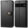 Mobigear Snap Button Google Pixel 7 Pro Hoesje Bookcase Portemonnee - Zwart