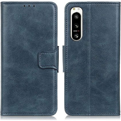 Mobigear Classy Sony Xperia 5 IV Hoesje Bookcase Portemonnee - Blauw