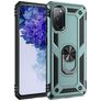 Mobigear Armor Ring Samsung Galaxy S20 FE Hoesje Hardcase Backcover Shockproof met Ringhouder - Groen