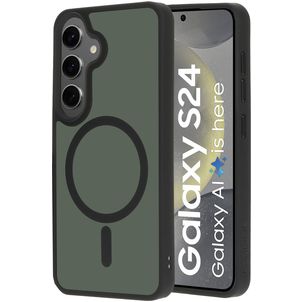 Mobiparts Hardcover Samsung Galaxy S24 MagSafe Hoesje Hardcase Backcover - Satin Black