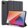 Dux Ducis Domo iPad Pro 12.9 Inch (2022) Hoes Bookcase + Stylus Houder - Zwart