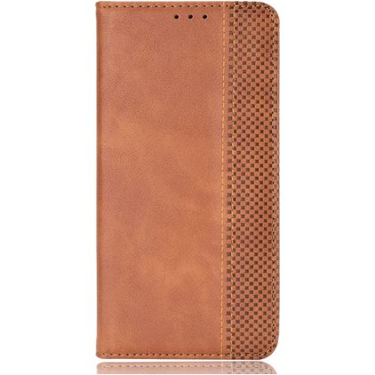 Mobigear Sensation TCL 30E Hoesje Bookcase Portemonnee - Cognac