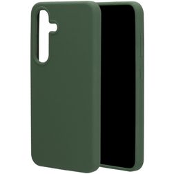 Mobiparts Samsung Galaxy S25 Siliconen Hoesje Backcover - Forest Green