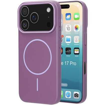 Mobiparts Slim Line iPhone 17 Pro MagSafe Hoesje Hardcase Backcover - Imperial Purple