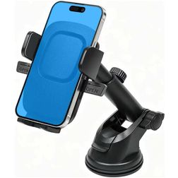 Mobigear Telefoonhouder auto Zuignap / Dashboard Klem Universeel - Zwart