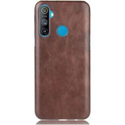 Mobigear Excellent Realme C3 Hoesje Hardcase Backcover - Bruin