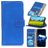 Mobigear Croco Samsung Galaxy A52 Hoesje Bookcase Portemonnee - Blauw