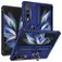 Mobigear Armor Ring Samsung Galaxy Z Fold 4 Hoesje Hardcase Backcover Shockproof met Ringhouder - Blauw