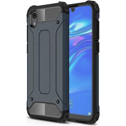 Mobigear Outdoor HONOR 8S Hoesje Hardcase Backcover Shockproof - Marineblauw