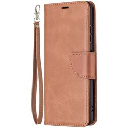 Mobigear Excellent Samsung Galaxy A22 5G Hoesje Bookcase Portemonnee - Bruin