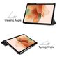 Mobigear Tri-Fold Gel Samsung Galaxy Tab S7 FE Hoes Bookcase + Stylus Houder - Grijs