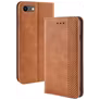 Mobigear Sensation iPhone SE (2022) Hoesje Bookcase Portemonnee - Cognac