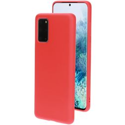 Mobiparts Samsung Galaxy S20 Plus Siliconen Hoesje Backcover - Scarlet Red