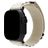 Mobilize Alpine Nylon Apple Watch Bandje Gespsluiting - 42/41/40/38 mm - Sterrenlicht